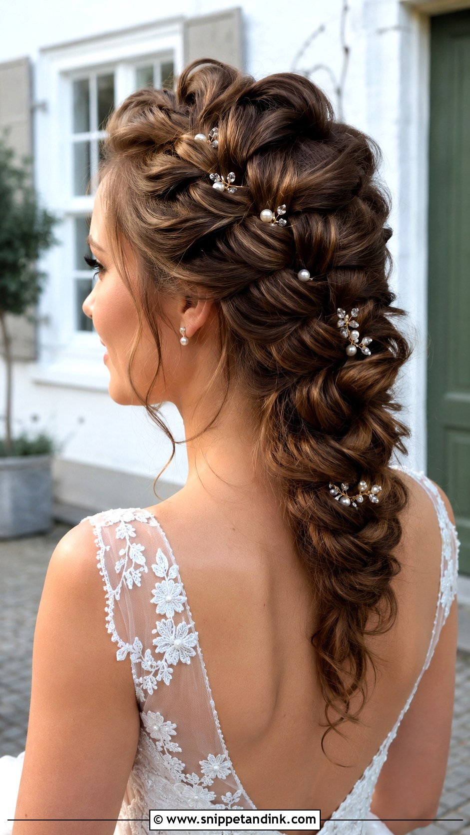 Dutch Braid Wedding Hairstyle - Snippet and Ink - 20 Braids Hairstyles Wedding