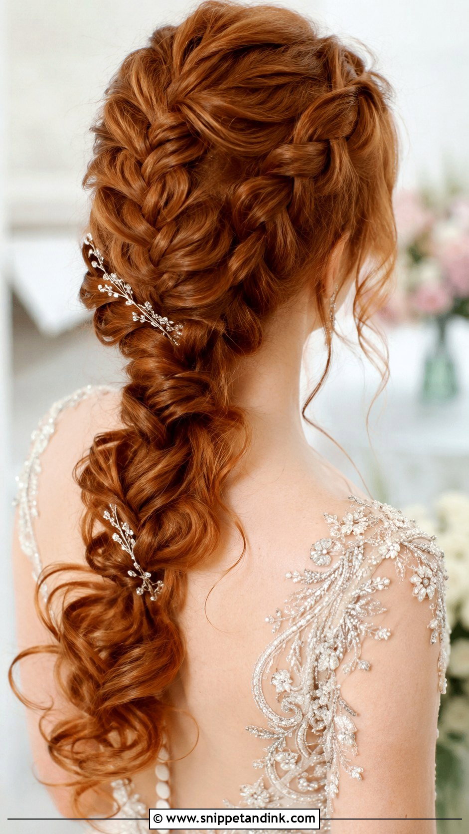Dutch Braid Wedding Hairstyle - Snippet and Ink - 25 Wedding Hairstyles with Braids