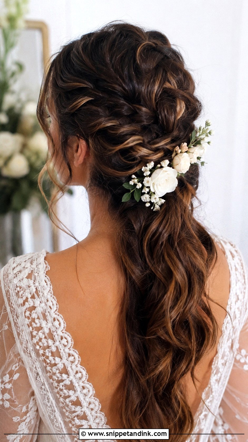 Dutch Braid Wedding Hairstyle - Snippet and Ink - 30 Hairstyles for Long Hair Wedding