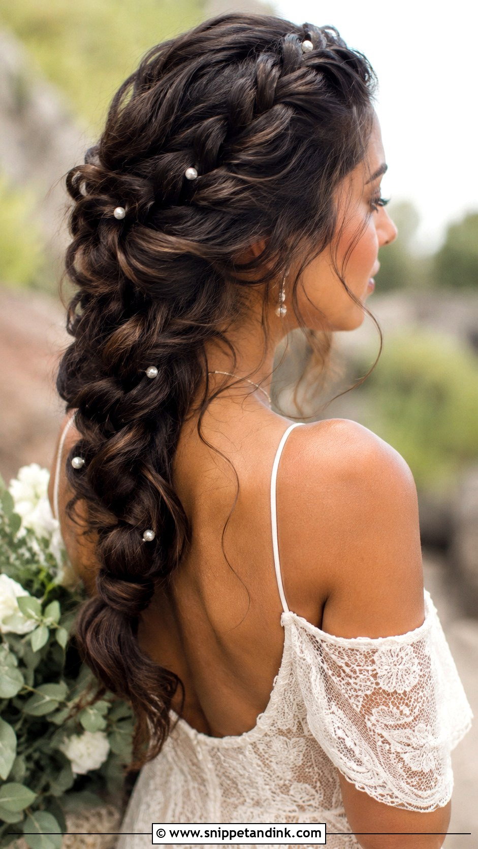 Dutch Braid Wedding Hairstyle - Snippet and Ink - 20 Hair Model for Wedding Ideas