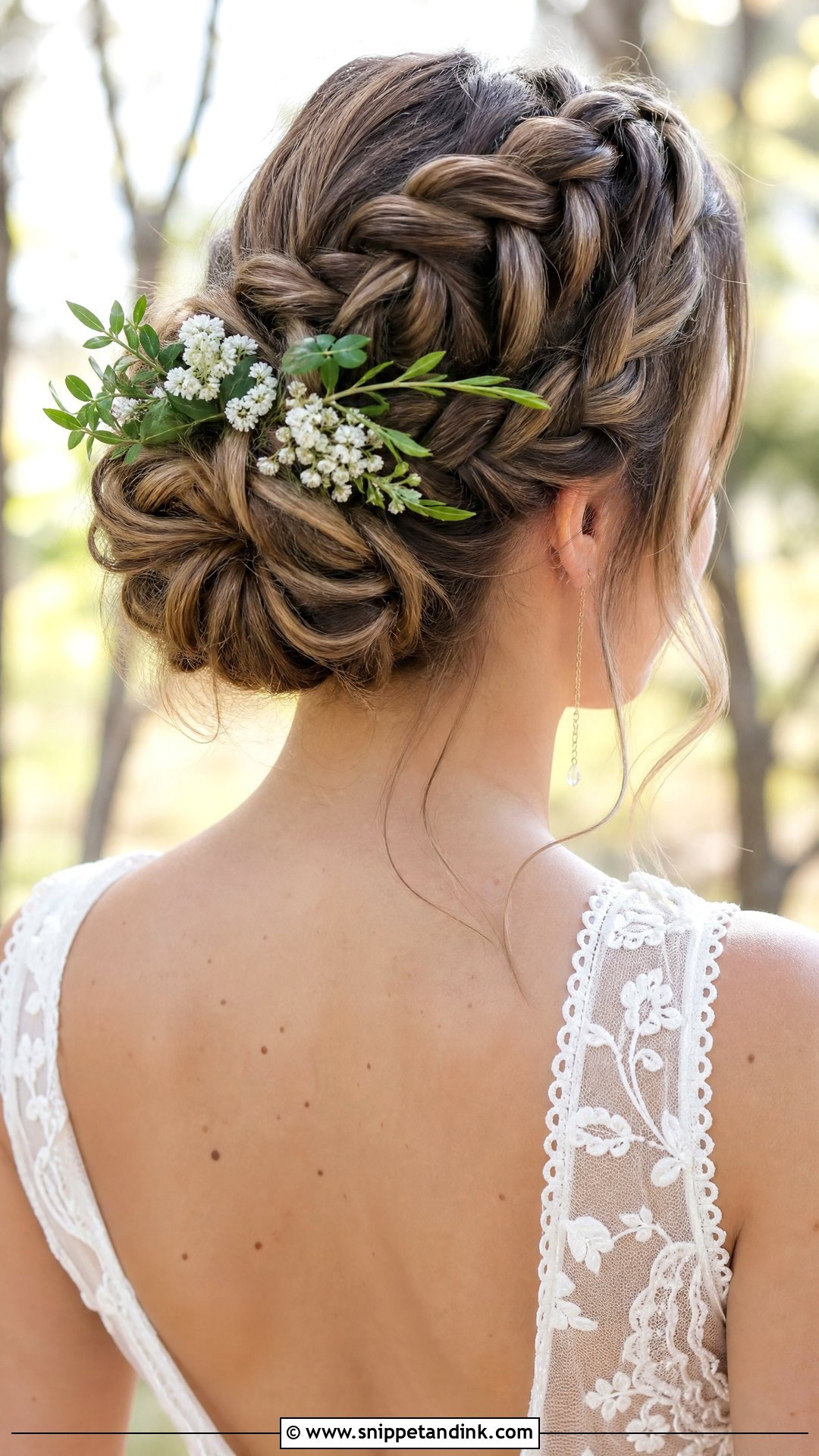 Dutch Braid Wedding Hairstyle - Snippet and Ink - 20 Unique Wedding Hairstyles