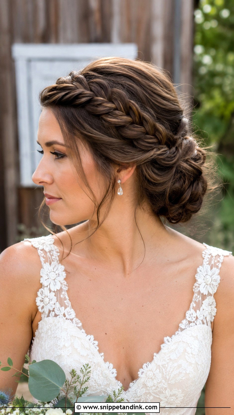 Dutch Braid Wedding Hairstyle - Snippet and Ink - 25 Hairstyle for Women Wedding Ideas