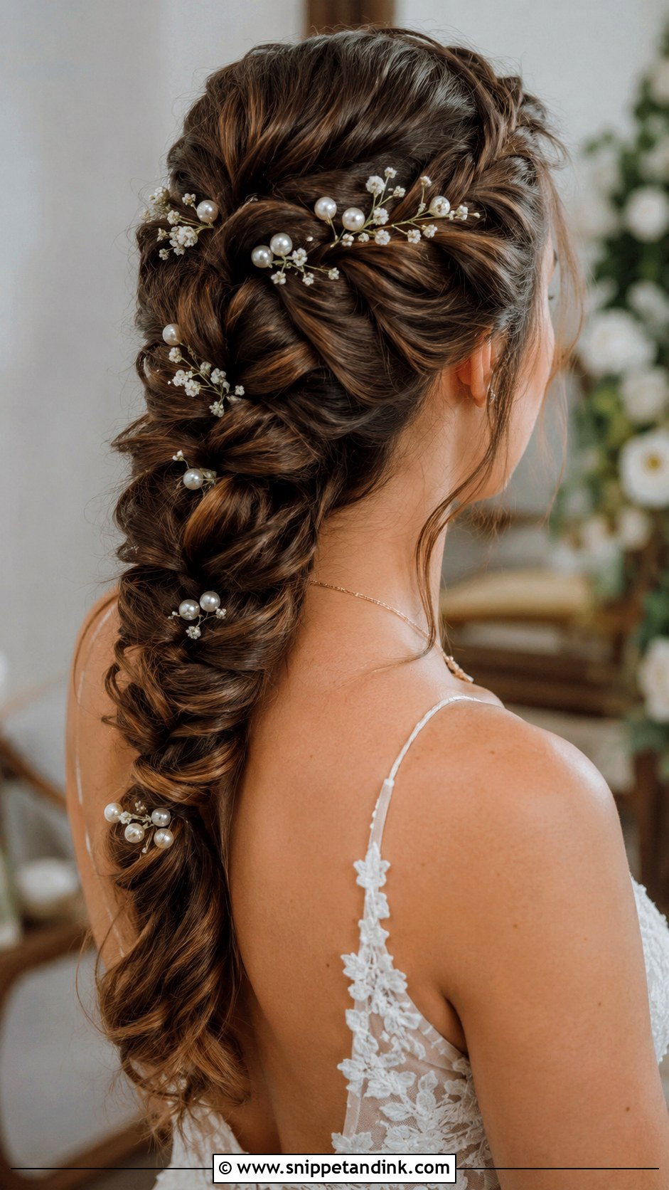 Dutch Braid Wedding Hairstyle for Medium Hair - Snippet and Ink - 20 Wedding Hair Styles Medium Hair
