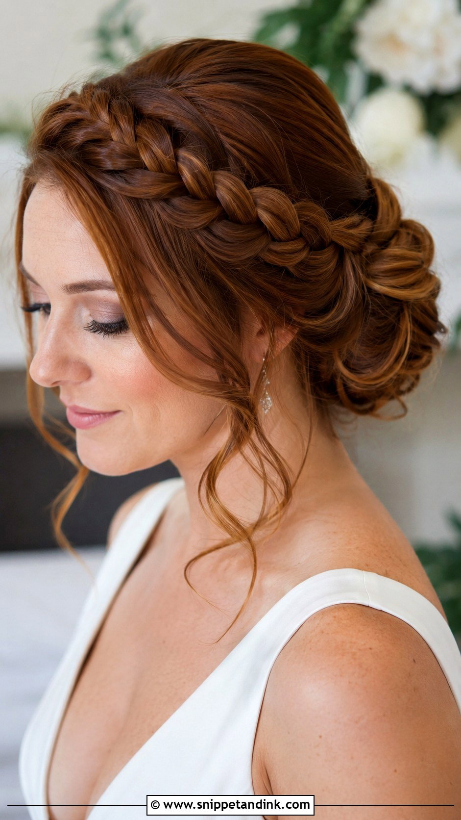 Dutch Braid Wedding Hairstyle - Snippet and Ink - 15 Wedding Hairstyles with Braid