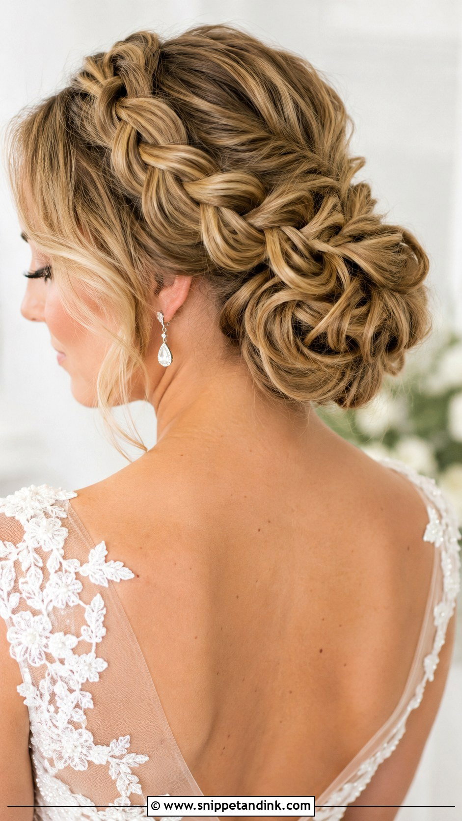 Dutch Braid Wedding Updo - Snippet and Ink - 20 French Braid Wedding Hairstyles