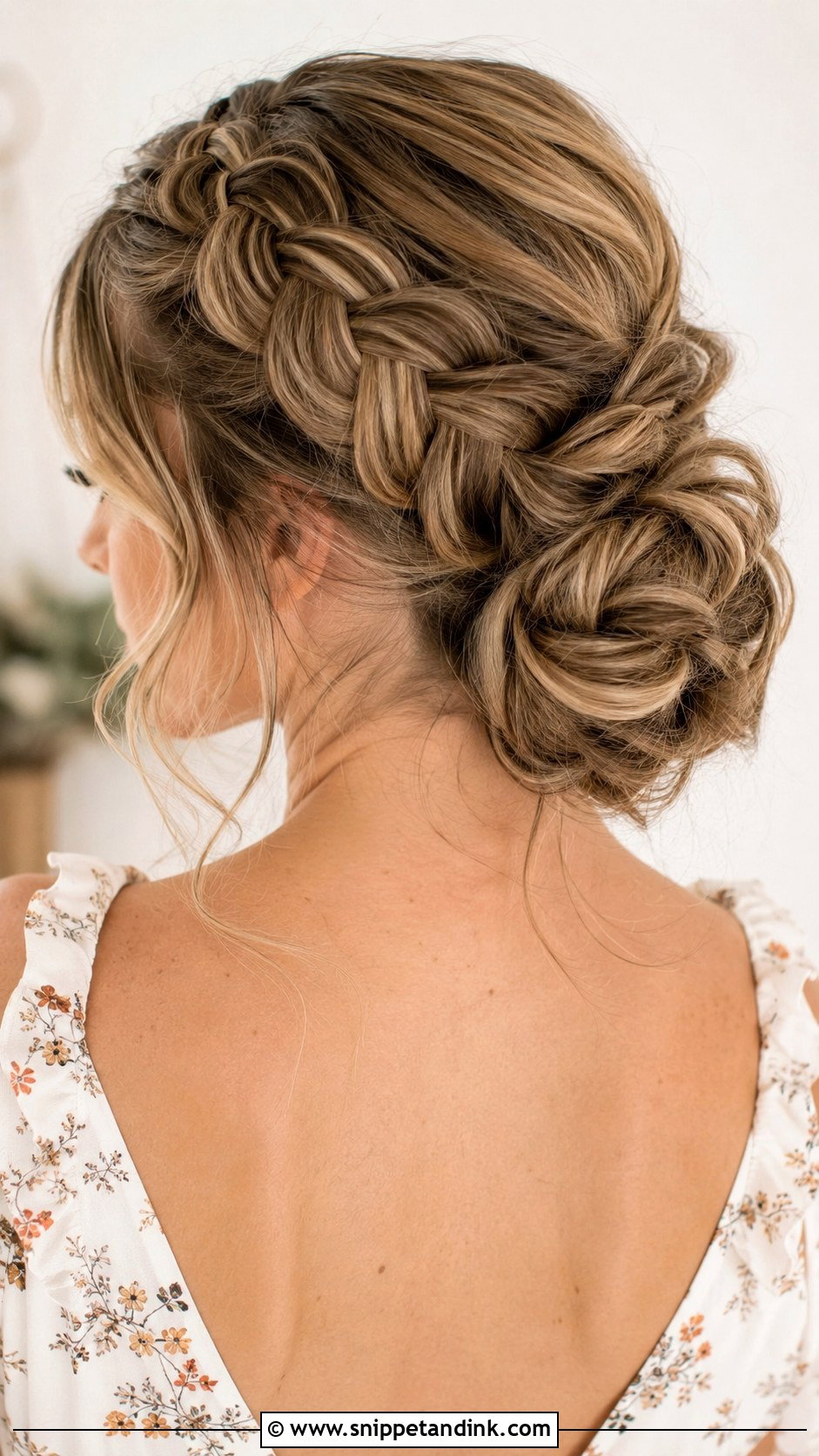 Dutch Braid Wedding Updo - Snippet and Ink - 20 Romantic Wedding Updo Ideas