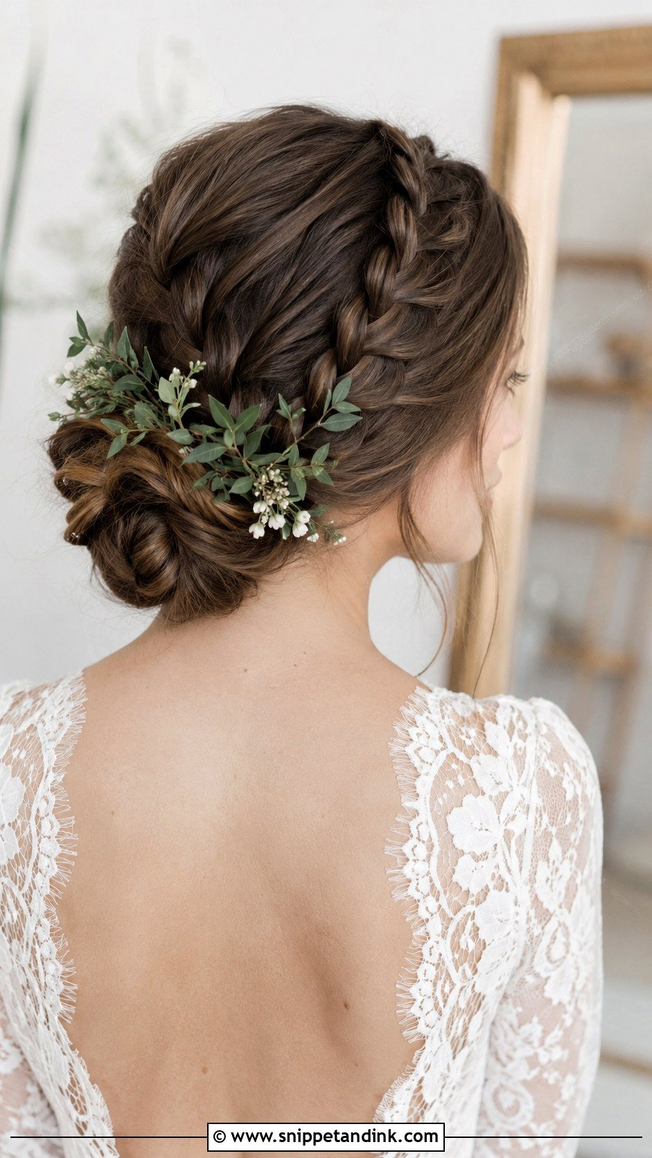 Dutch Braid Wedding Updo - Snippet and Ink - 20 Wedding Braids for Long Hair