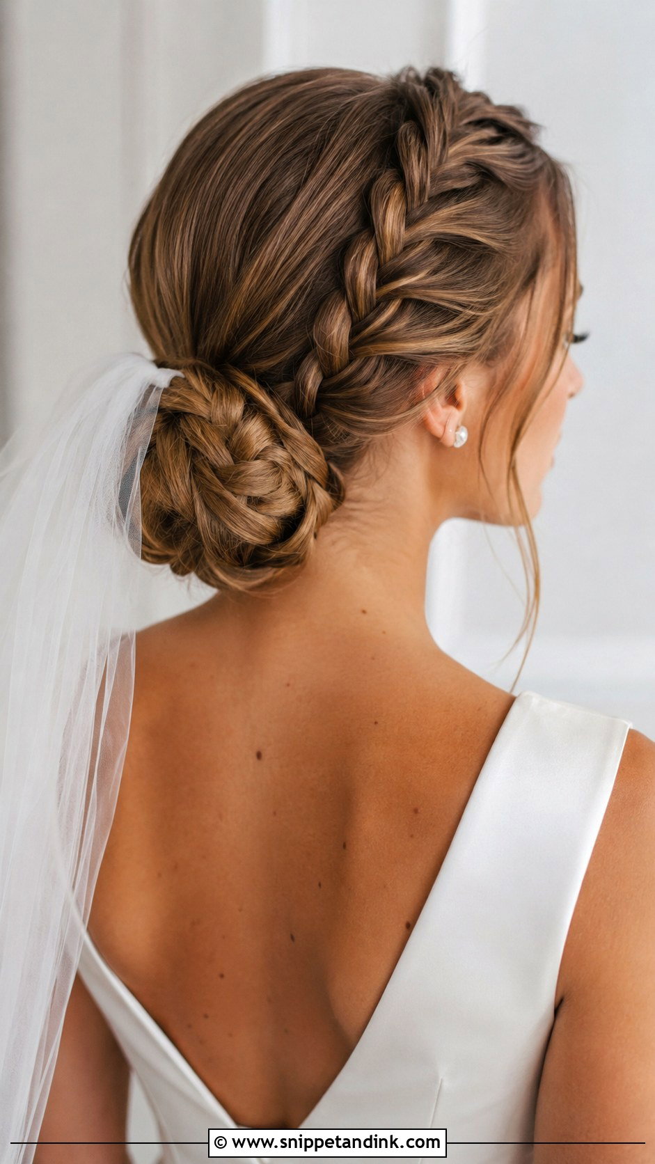 Dutch Braid With Low Bun - Snippet and Ink - 20 Braid Hairstyle for Weddings Ideas