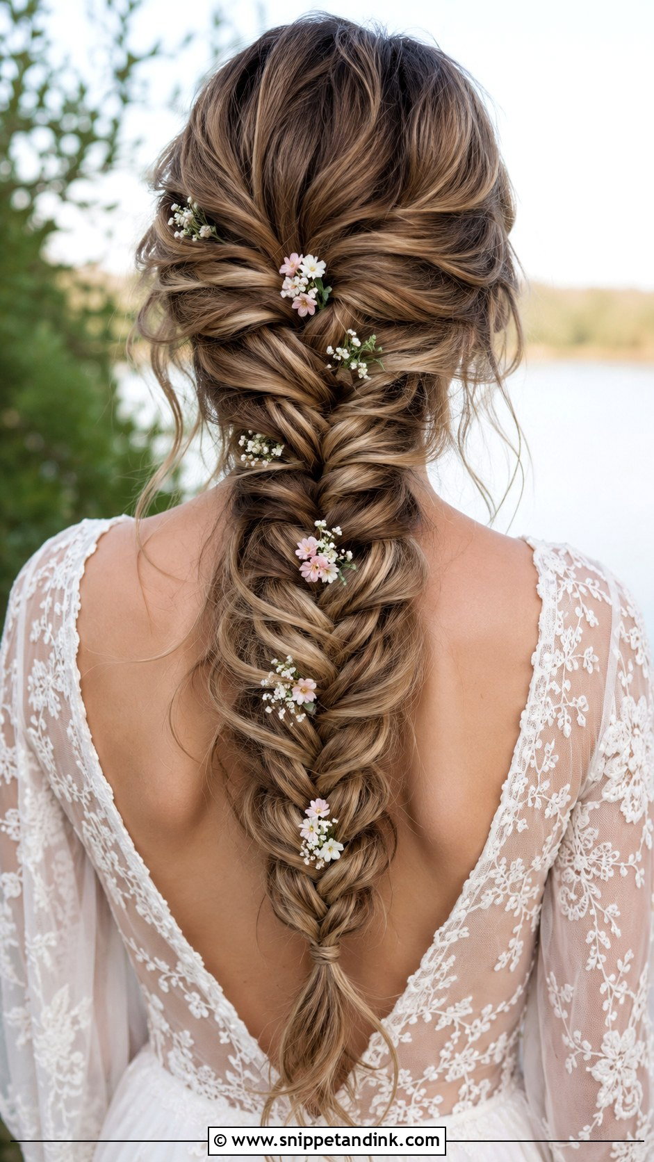 Dutch Fishtail Braid - Snippet and Ink - 20 Fishtail Wedding Hair Ideas