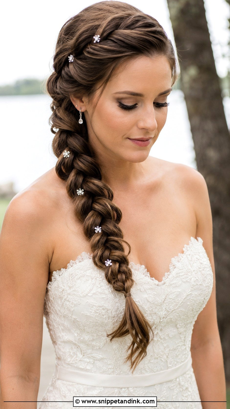 Dutch Side Braid for Wedding - Snippet and Ink - 20 Side Braid Hairstyles for Wedding
