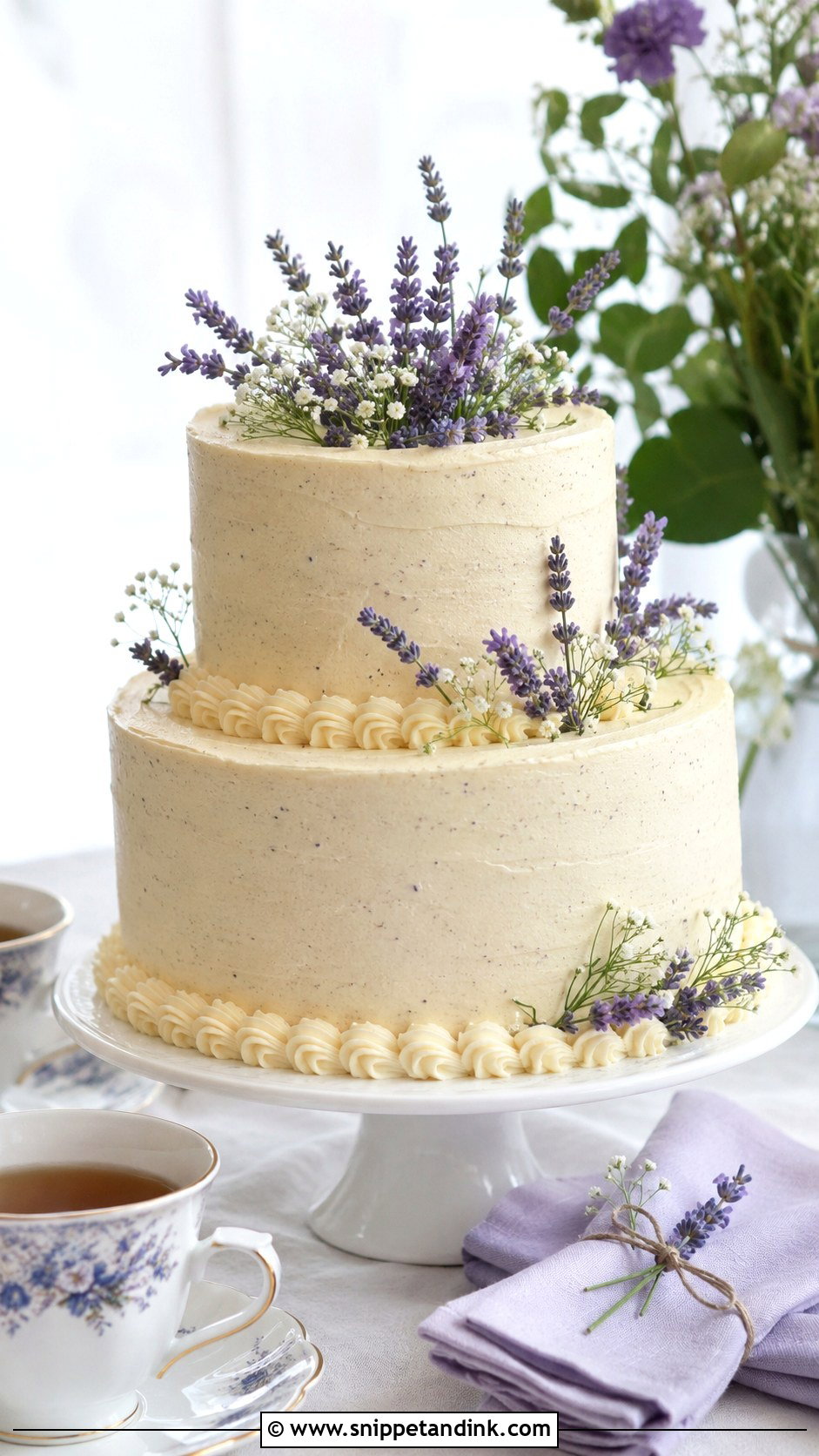 Earl Grey Lavender Wedding Cake Mix - Snippet and Ink - 20 Wedding Cake Mix Ideas