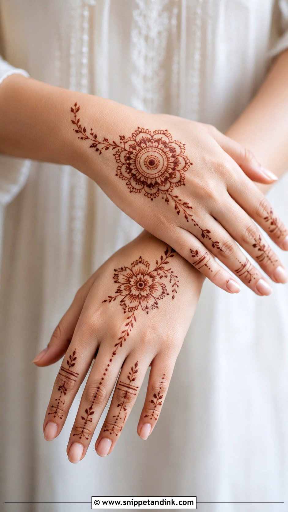 Easy Aesthetic Mehndi Design - Snippet and Ink - 35 Easy Mehndi Design Ideas