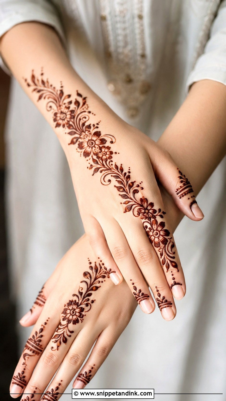 Easy Arabian Mehndi Design For Beginners - Snippet and Ink - 35 Arabian Mehndi Design Ideas