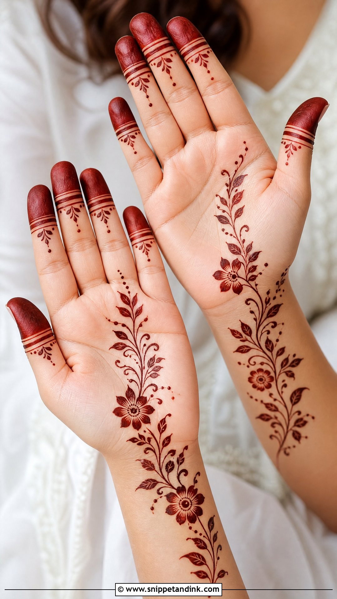 Easy Bail Front Hand Mehndi Design - Snippet and Ink - 25 Bail Front Hand Mehndi Design Ideas