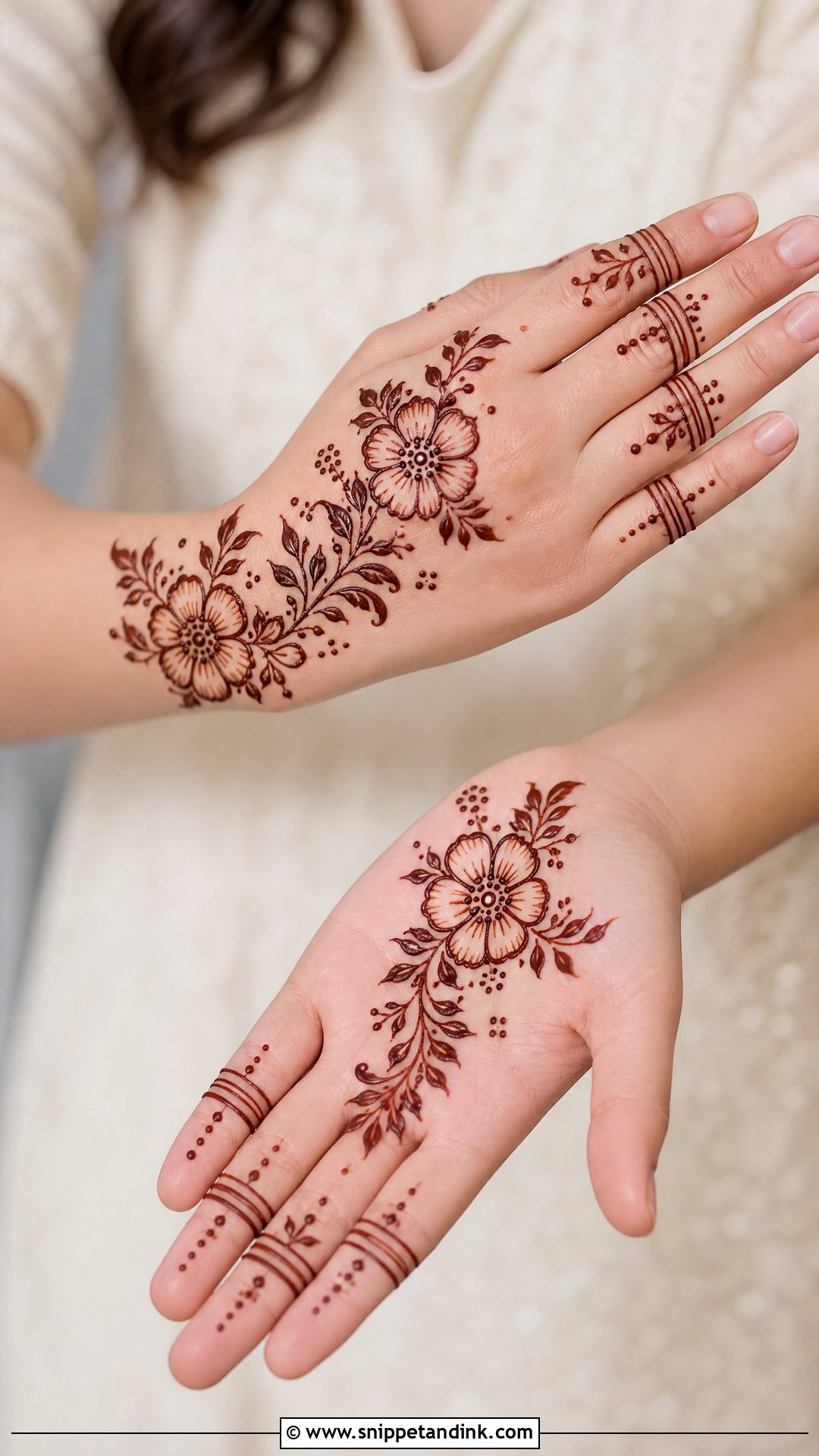 Easy Bunches Mehndi Design - Snippet and Ink - 25 Bunches Mehndi Design Ideas