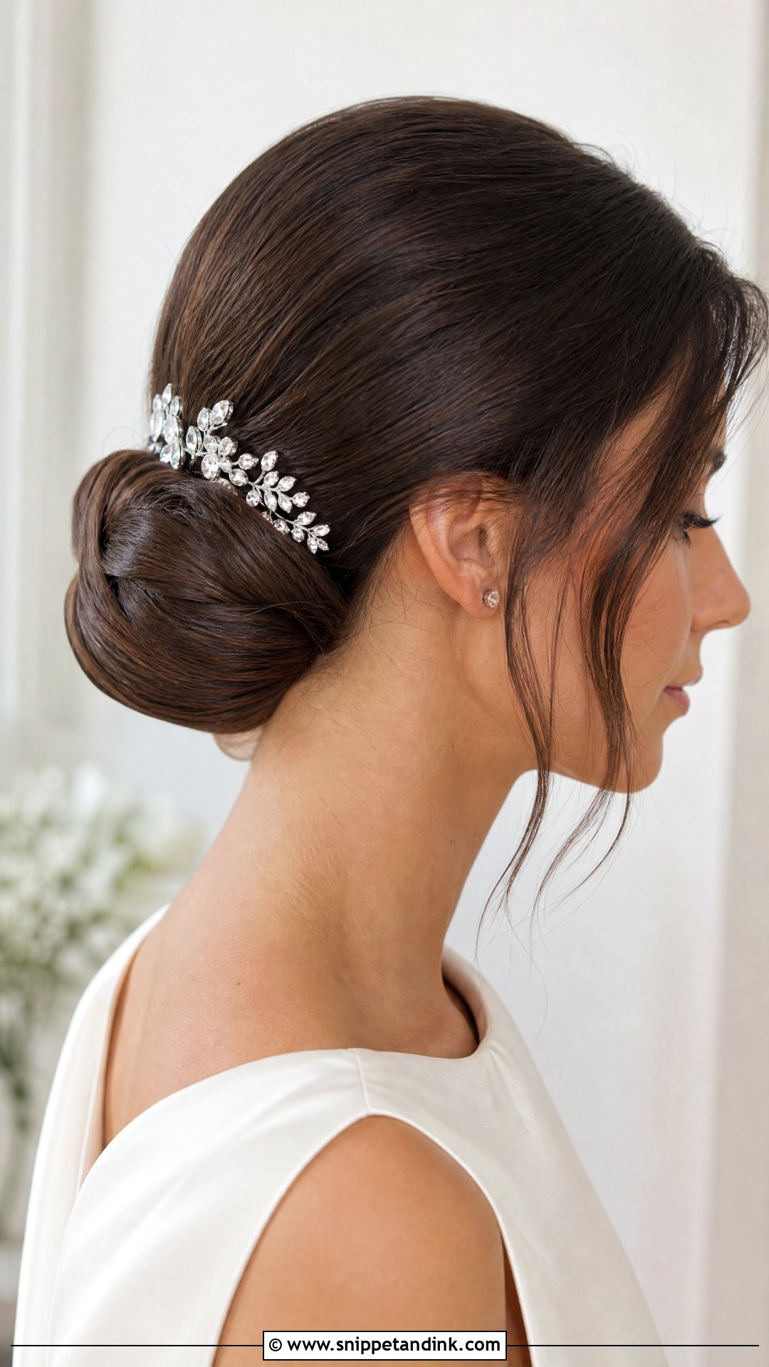 Easy Chignon Wedding Hairstyle - Snippet and Ink - 15 Easy Wedding Hairstyles for Bride