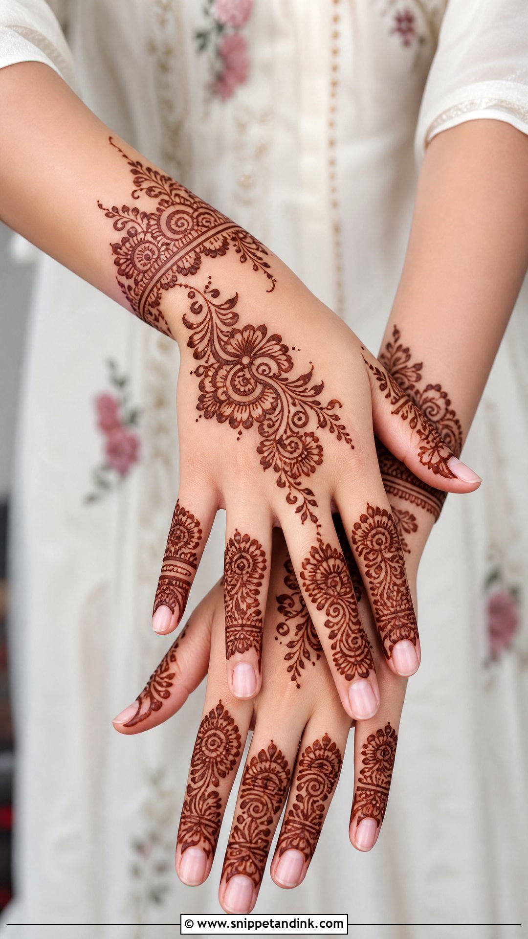 Easy Eid Mehndi Design - Snippet and Ink - 35 Easy Mehndi Designs