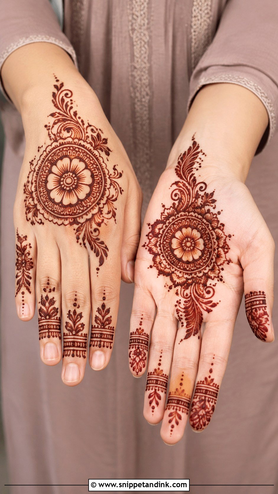 Easy Eid Mehndi Design - Snippet and Ink - 35 Mehndi Designs for Eid
