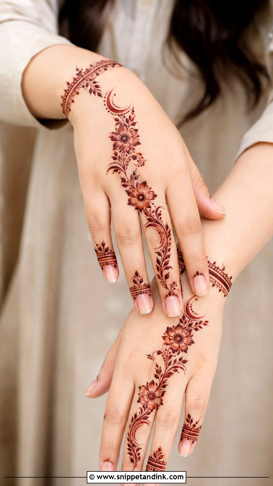 Easy Eid Mehndi Design - Snippet and Ink - 35 New Style Mehndi Design Ideas