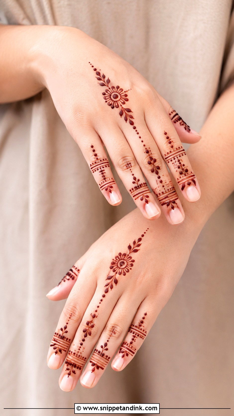 Easy Finger Mehndi Design For Beginners - Snippet and Ink - 35 Simple Fingers Mehndi Designs