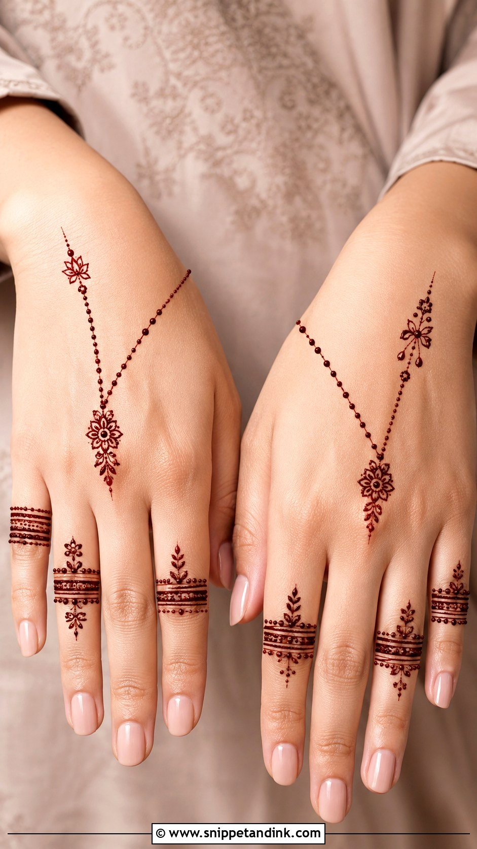 Easy Finger Ring Mehndi Design - Snippet and Ink - 35 Mehndi Designs for Beginners