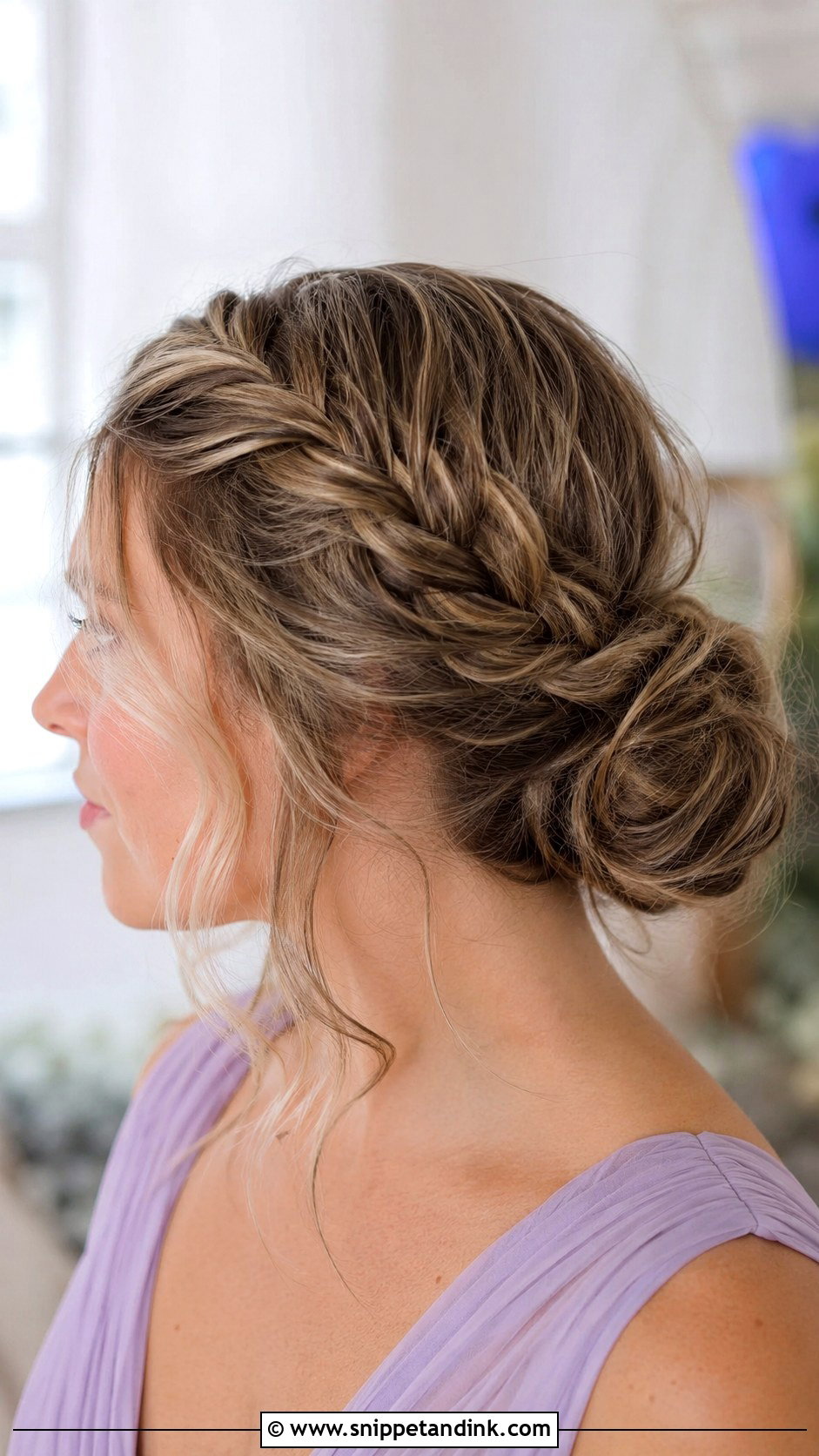 Easy Fishtail Braid Bridesmaid Updo - Snippet and Ink - 20 Easy Bridesmaid Updo Ideas