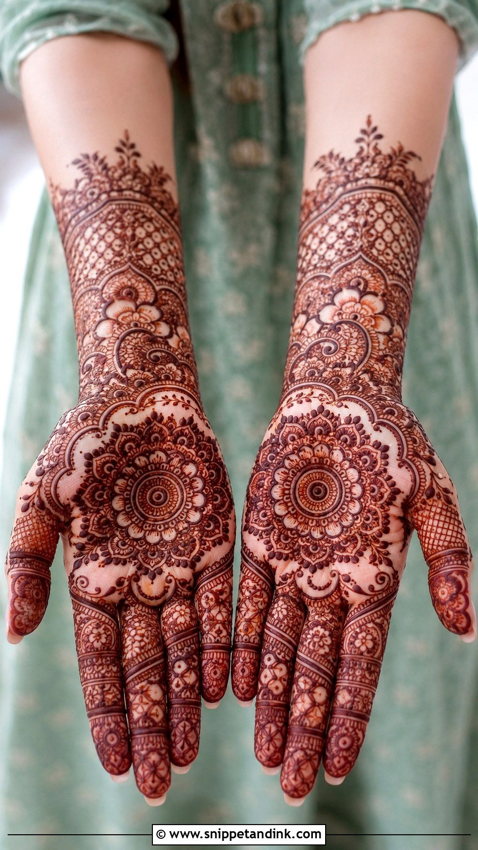Easy Front Hand Mehndi Design - Snippet and Ink - 35 Trendy Front Hand Mehndi Designs