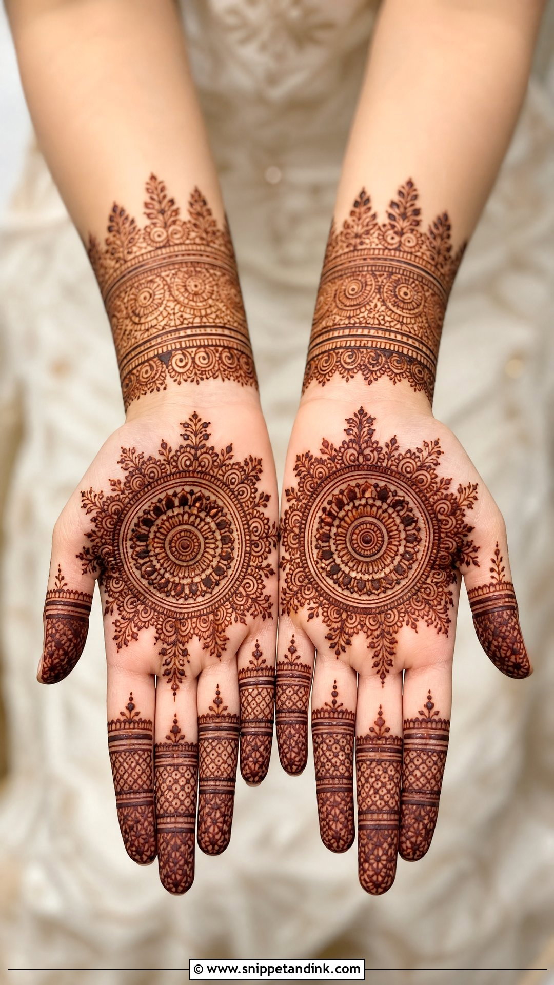 Easy Indian Mehndi Design - Snippet and Ink - 35 Easy Mehndi Designs