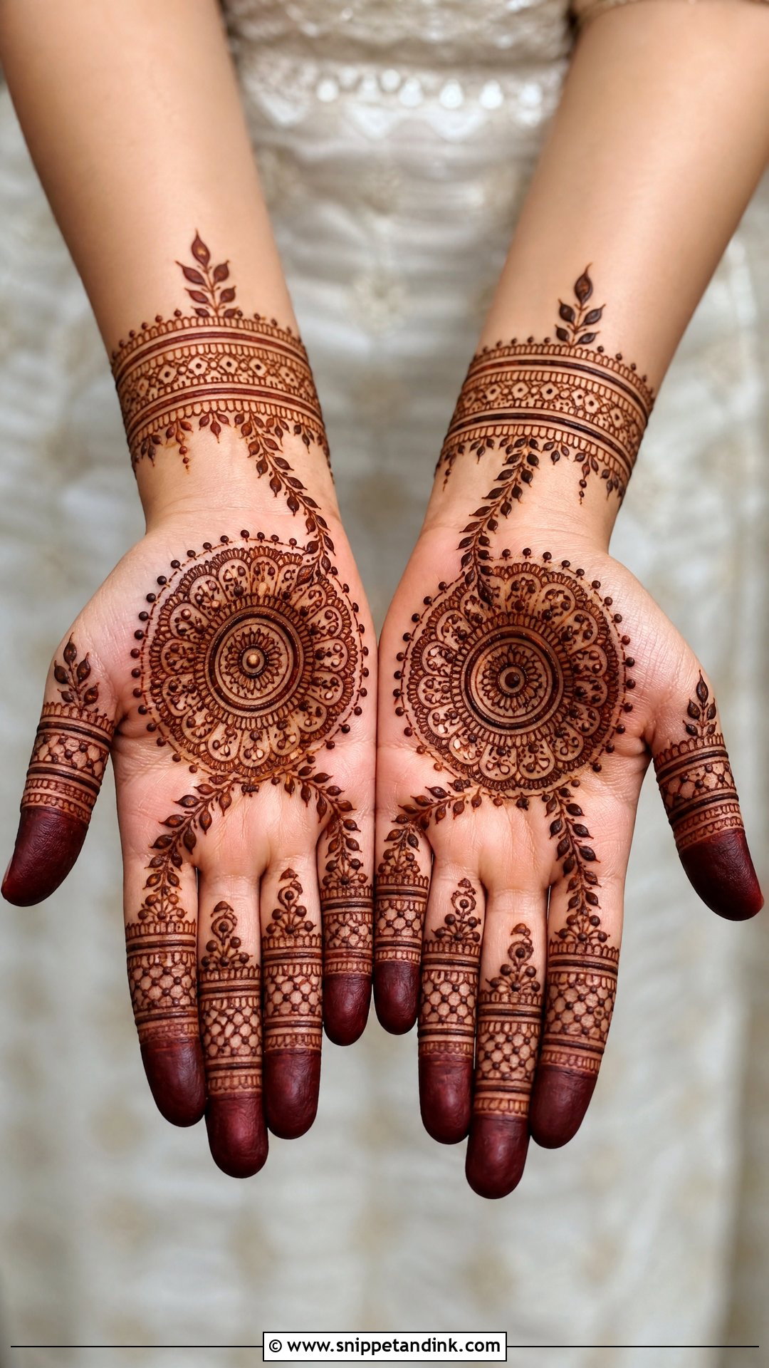 Easy Karwa Chauth Mehndi Design - Snippet and Ink - 35 Easy Mehndi Designs
