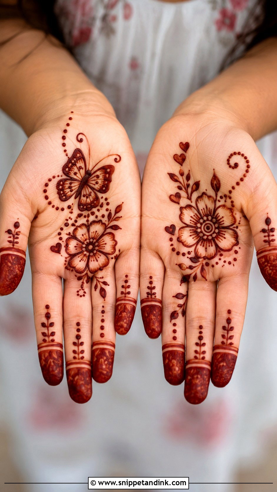 Easy Kids Palm Mehndi Design - Snippet and Ink - 35 Simple Easy Palm Mehndi Design Ideas