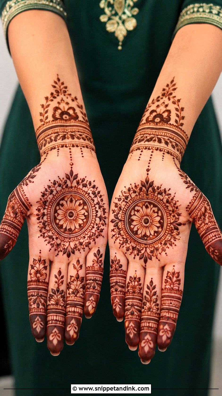 Easy Mehndi Design For Beginners - Snippet and Ink - 35 Stylish Mehndi Designs