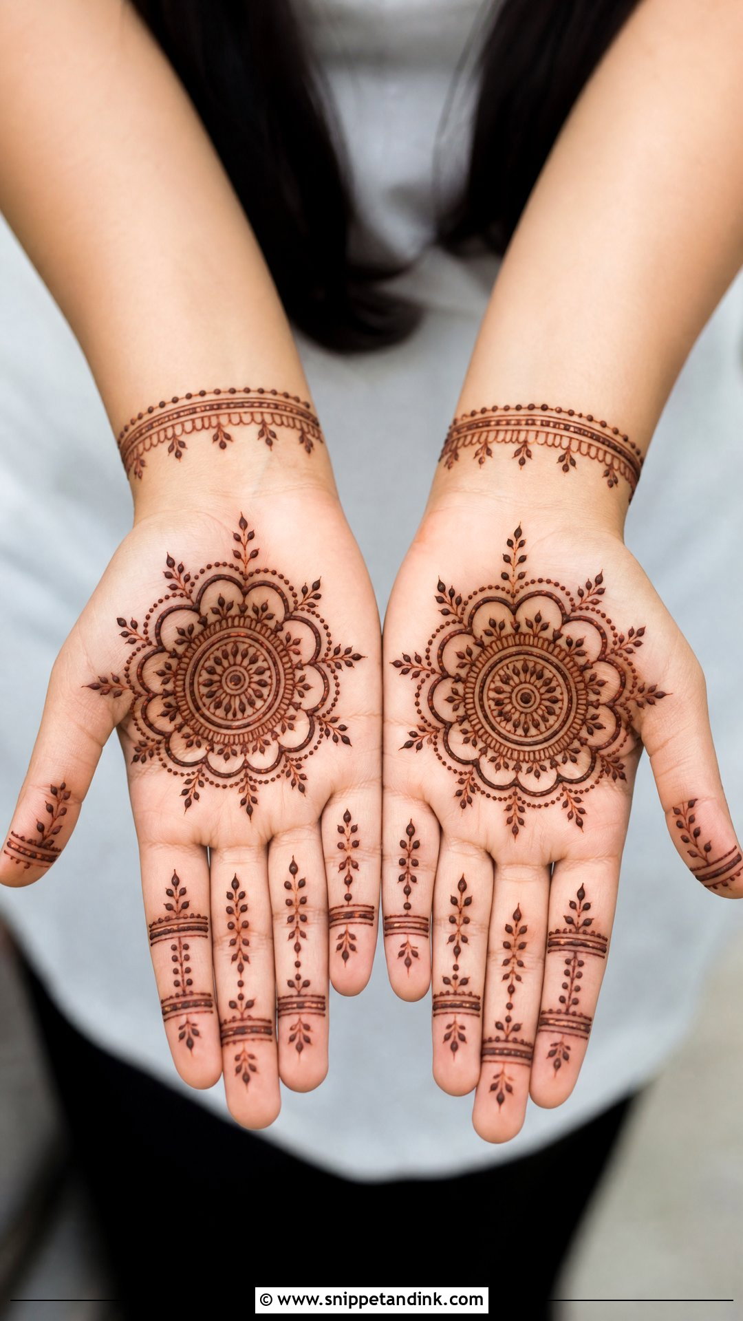 Easy Mehndi Design For Beginners - Snippet and Ink - 35 Mehndi Designs