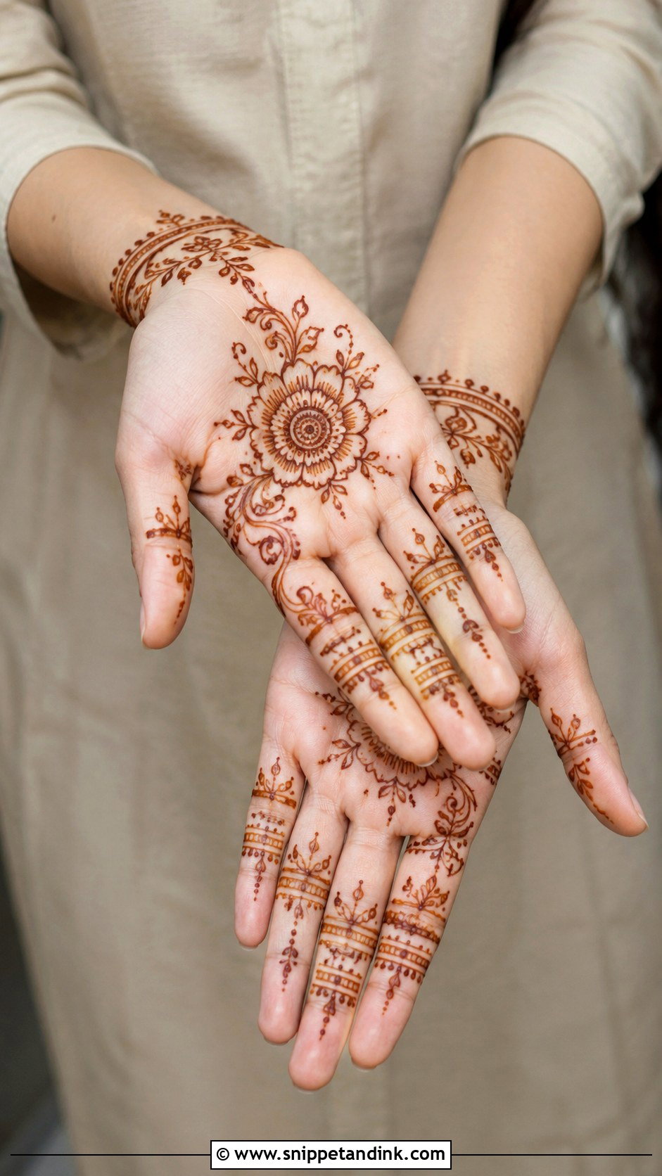 Easy Mehndi Design For Hands - Snippet and Ink - 35 Mehndi Designs for Hands