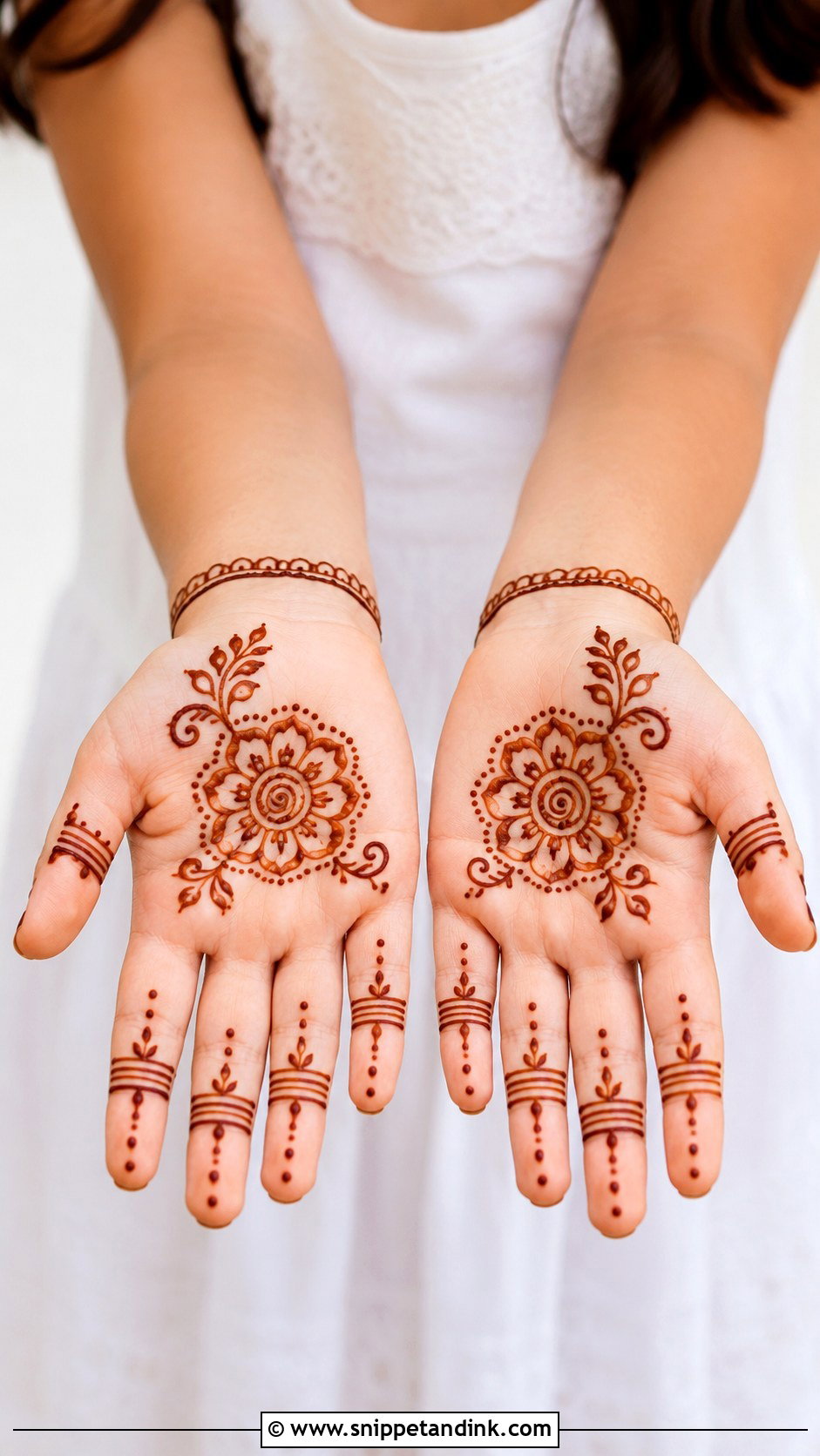 Easy Mehndi Design for Kids - Snippet and Ink - 35 Mehndi Designs for Kids