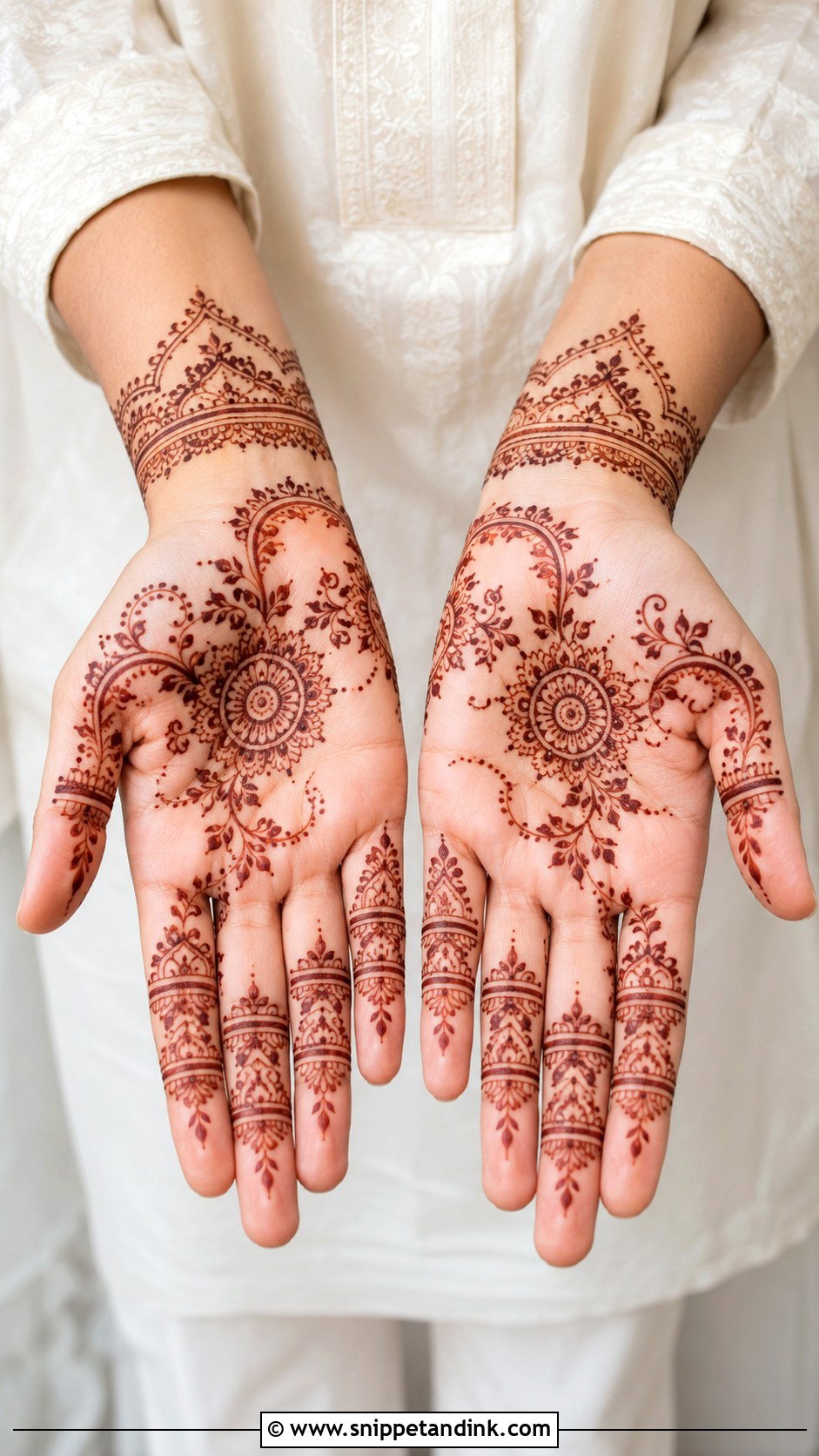 Easy Mehndi Design - Snippet and Ink - 35 Best Mehndi Designs