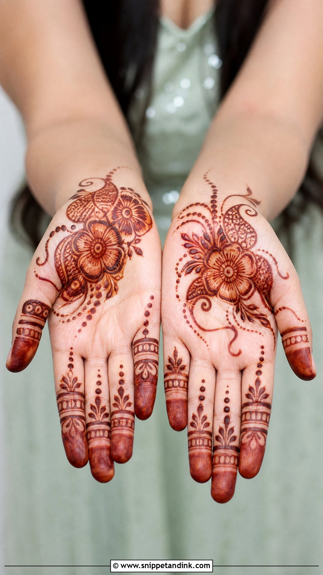 Easy Normal Mehndi Design For Beginners - Snippet and Ink - 30 Normal Mehndi Design Ideas