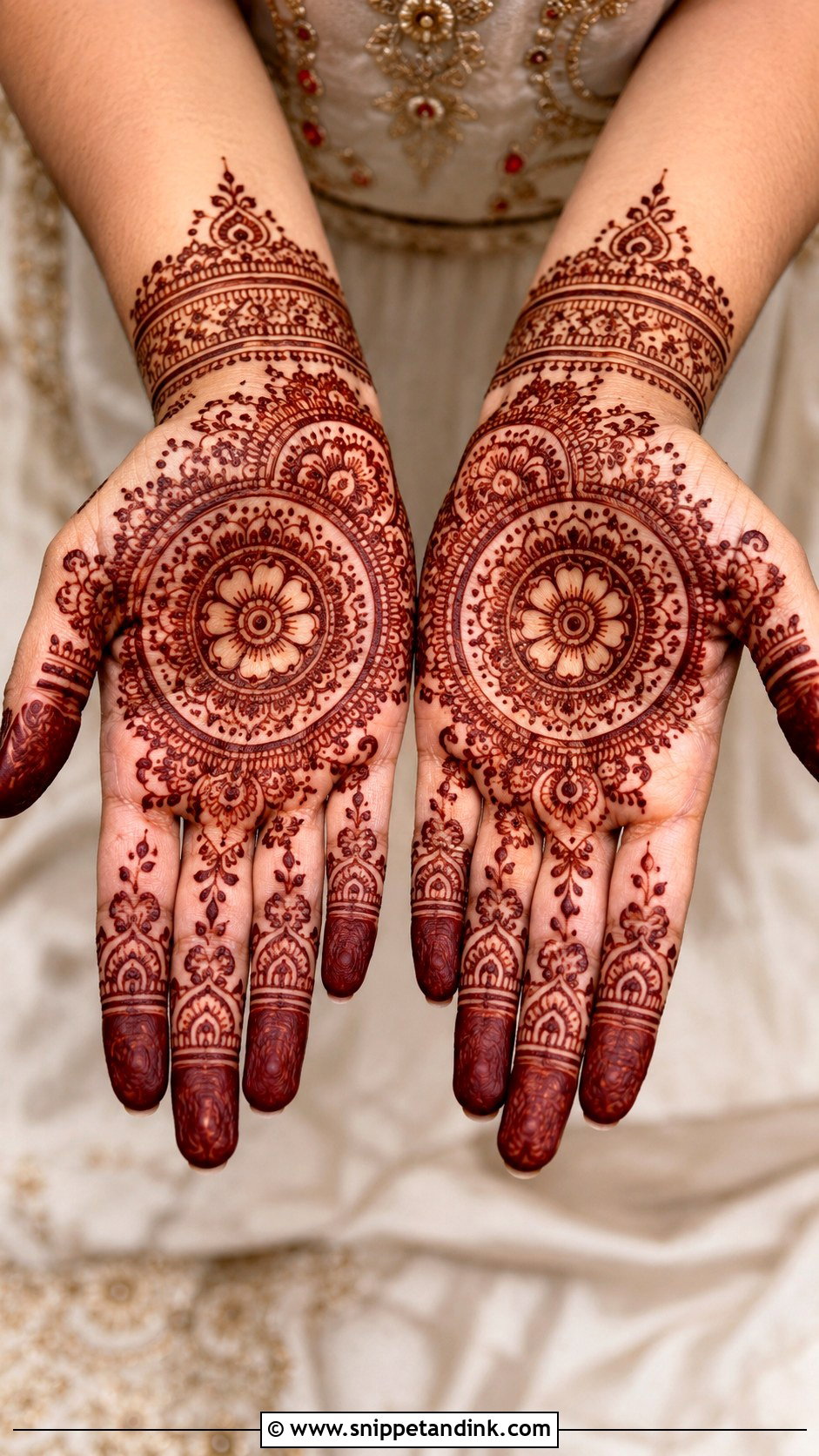 Easy Palm Mehndi Design - Snippet and Ink - 35 Easy Mehndi Design Ideas
