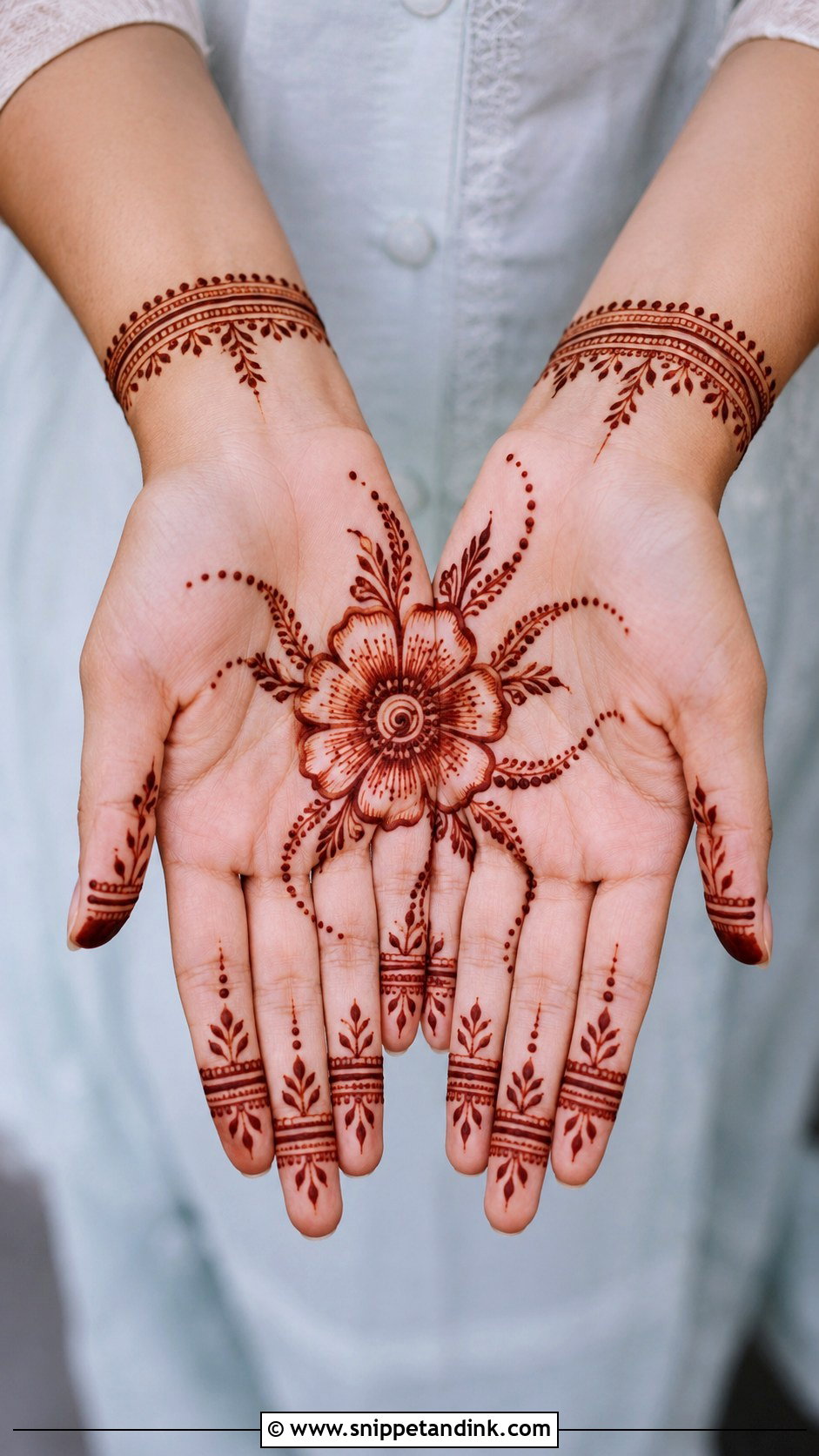 Easy Palm Mehndi Design For Beginners - Snippet and Ink - 35 Simple Easy Palm Mehndi Design Ideas