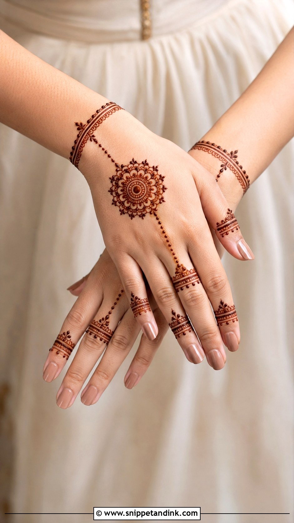 Easy Ring Mehndi Design - Snippet and Ink - 35 Simple Easy Mehndi Designs