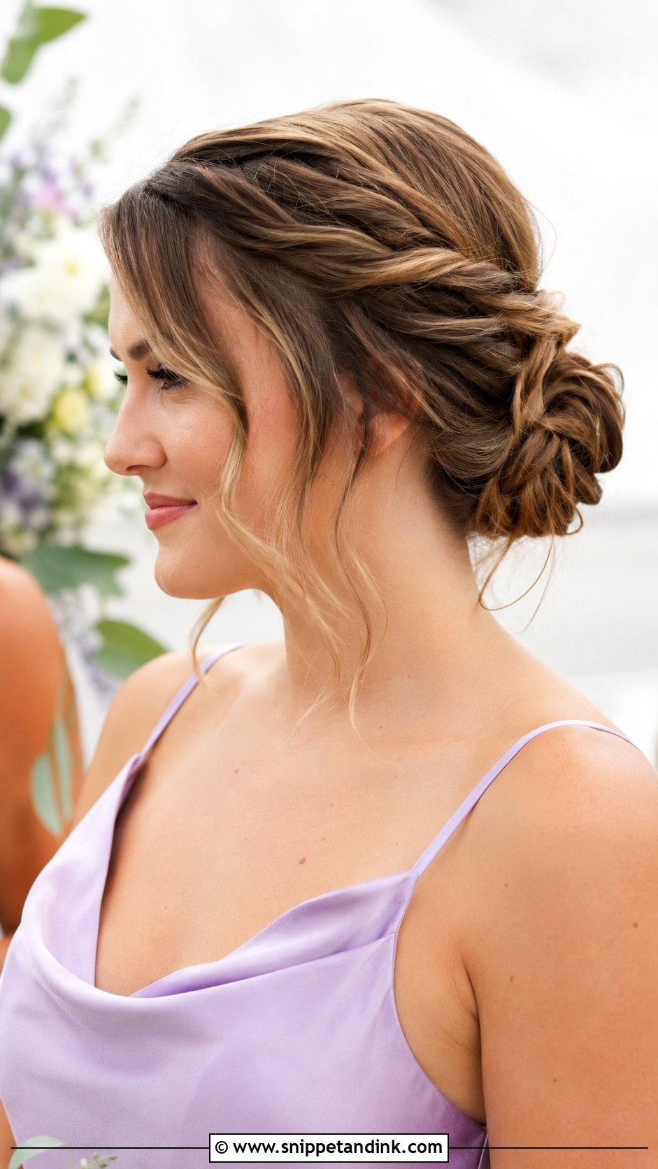 Easy Twisted Bun Bridesmaid Updo - Snippet and Ink - 20 Easy Bridesmaid Updo Ideas