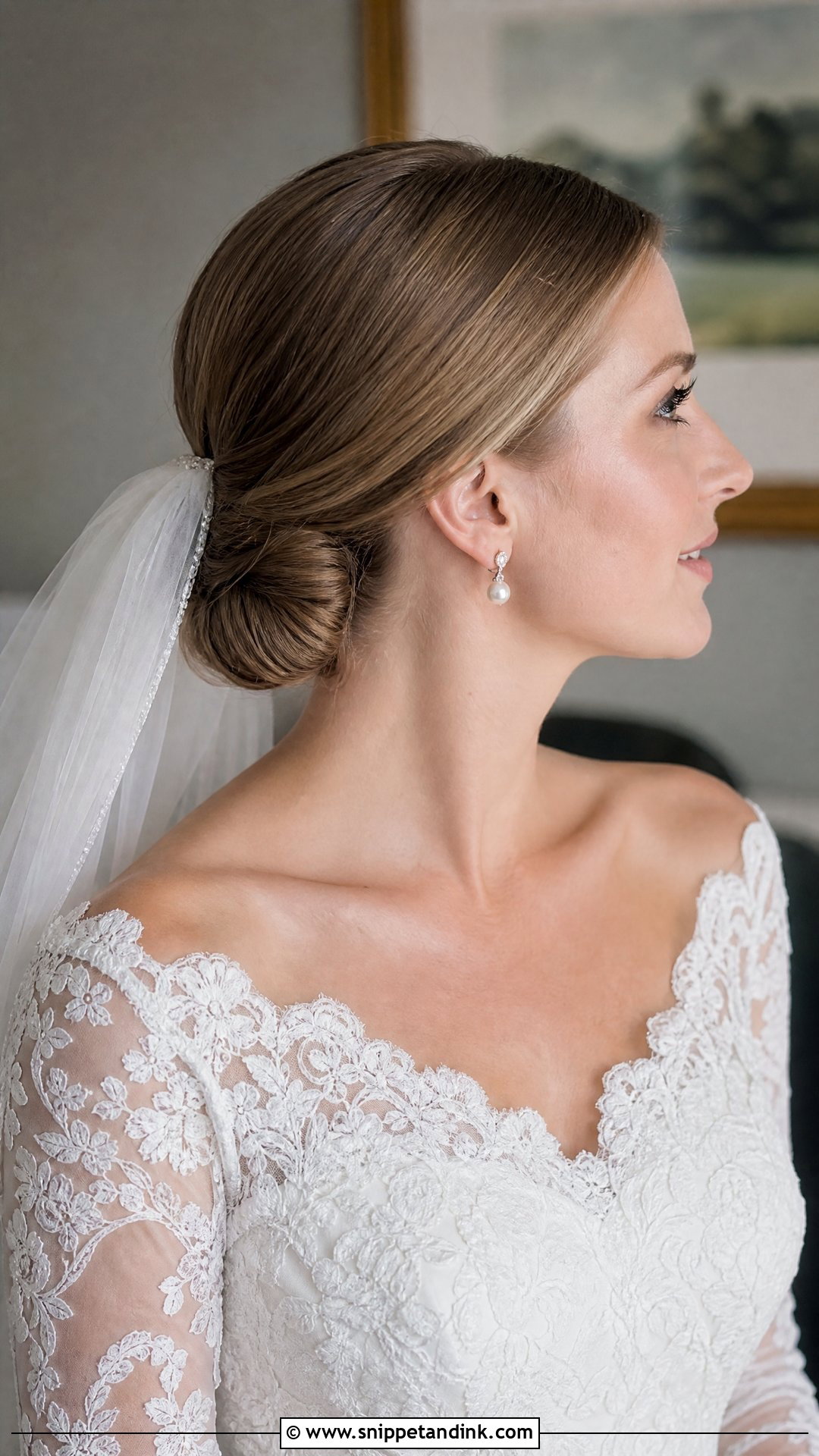 Easy Wedding Chignon - Snippet and Ink - 15 Easy Wedding Hair Styles