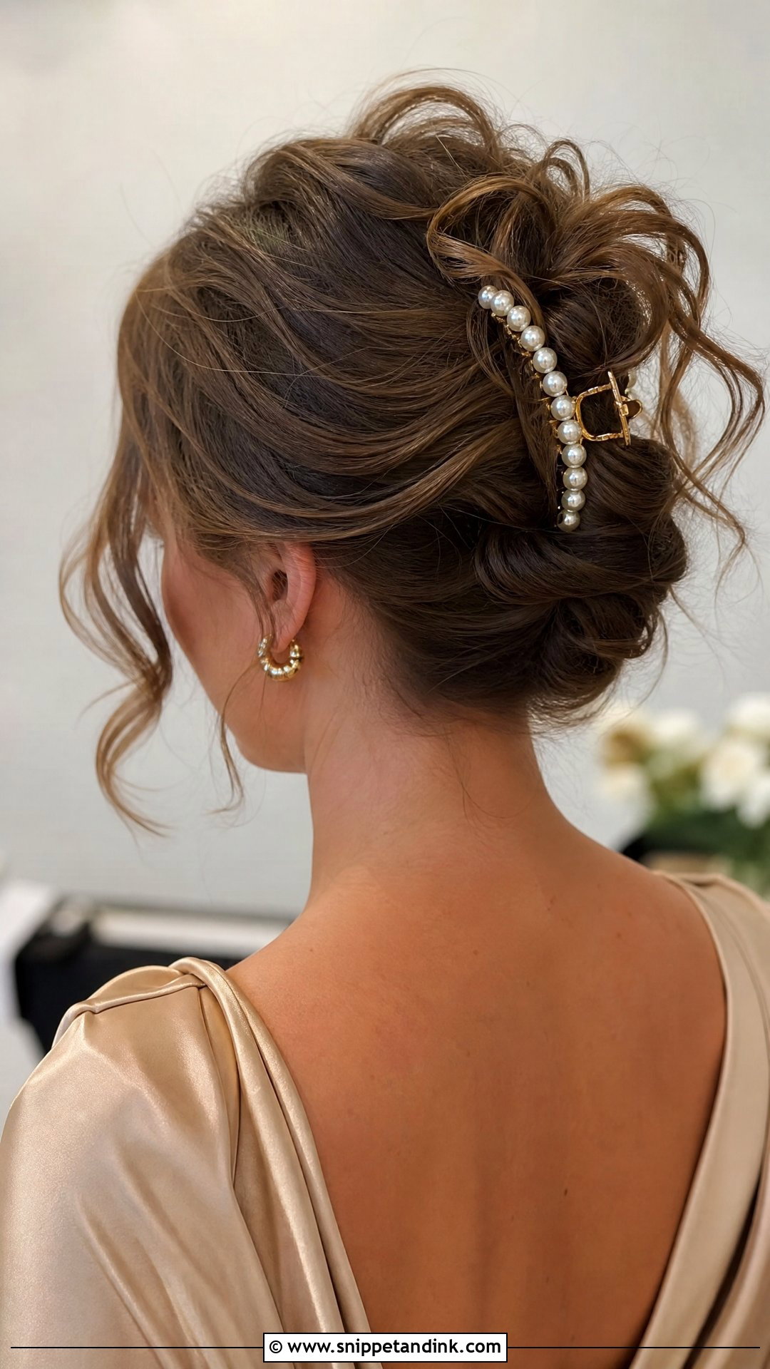 Easy Wedding Claw Clip Updo - Snippet and Ink - 15 Cute Easy Wedding Hairstyles
