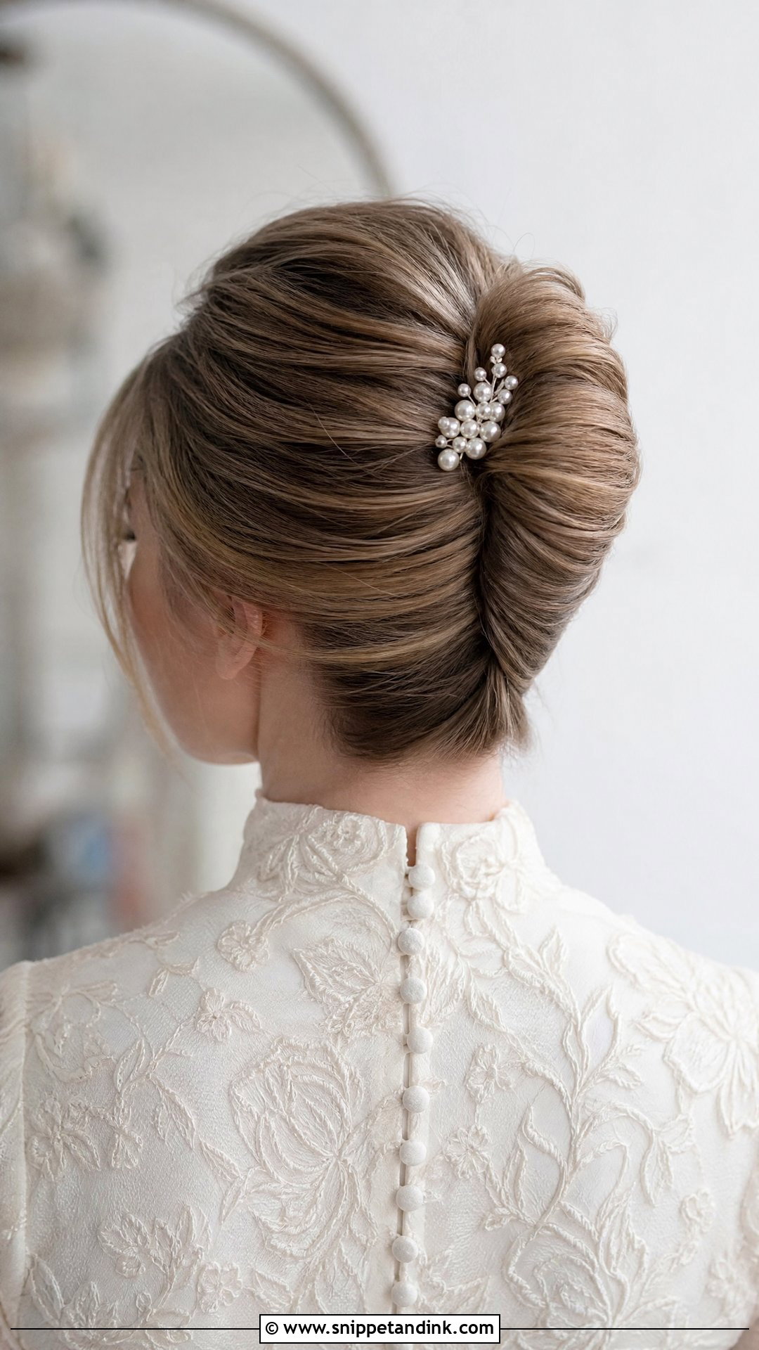 Easy Wedding French Twist - Snippet and Ink - 15 Easy Wedding Hair Styles