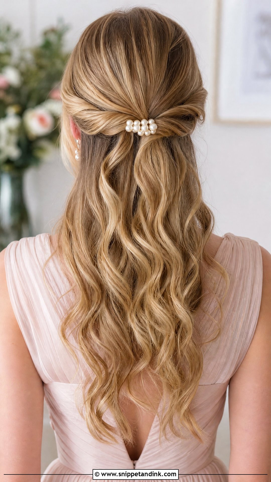 Easy Wedding Half Up Half Down Hair - Snippet and Ink - 15 Cute Easy Wedding Hairstyles