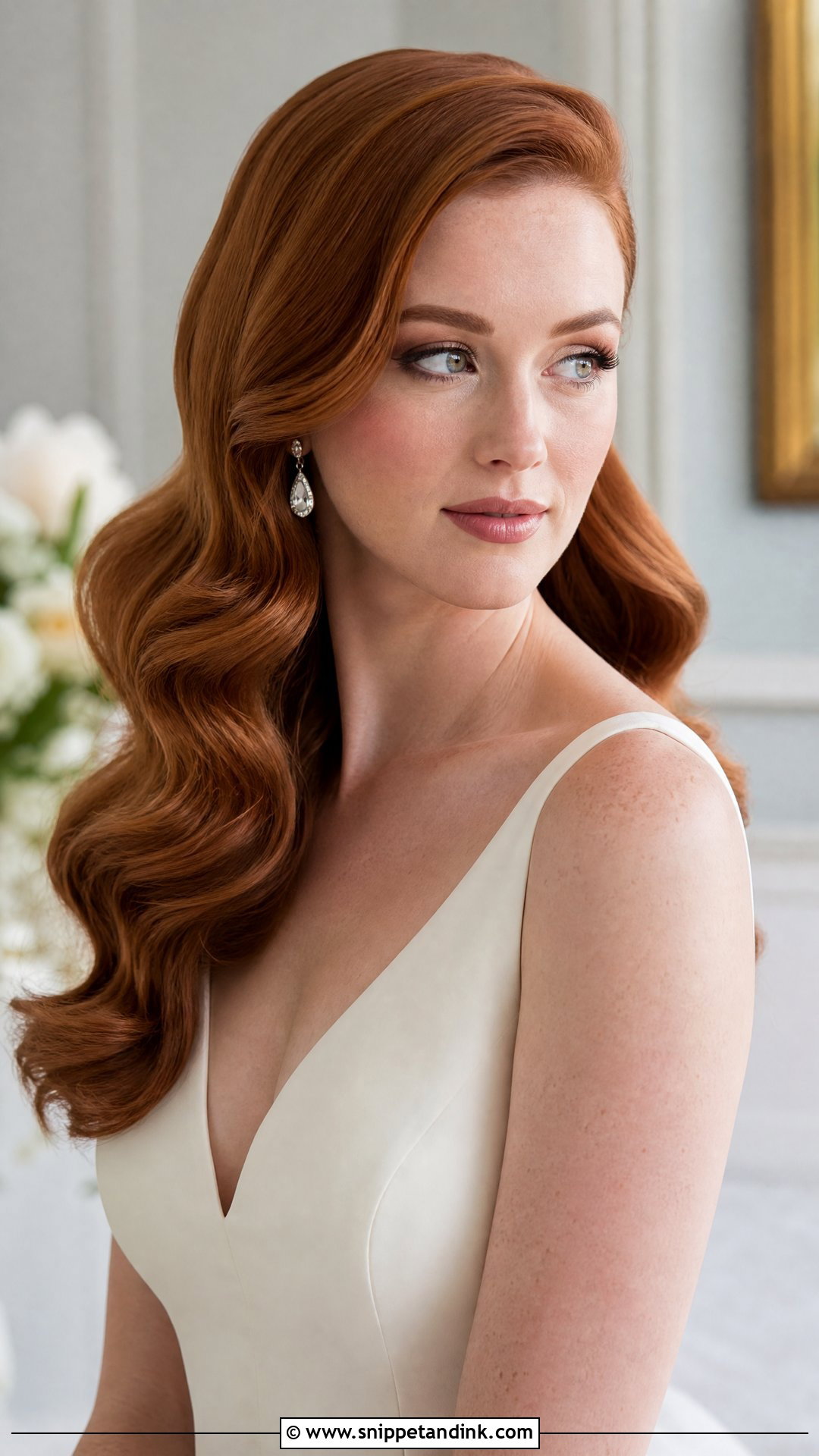 Easy Wedding Hollywood Waves - Snippet and Ink - 15 Easy Wedding Hair Styles