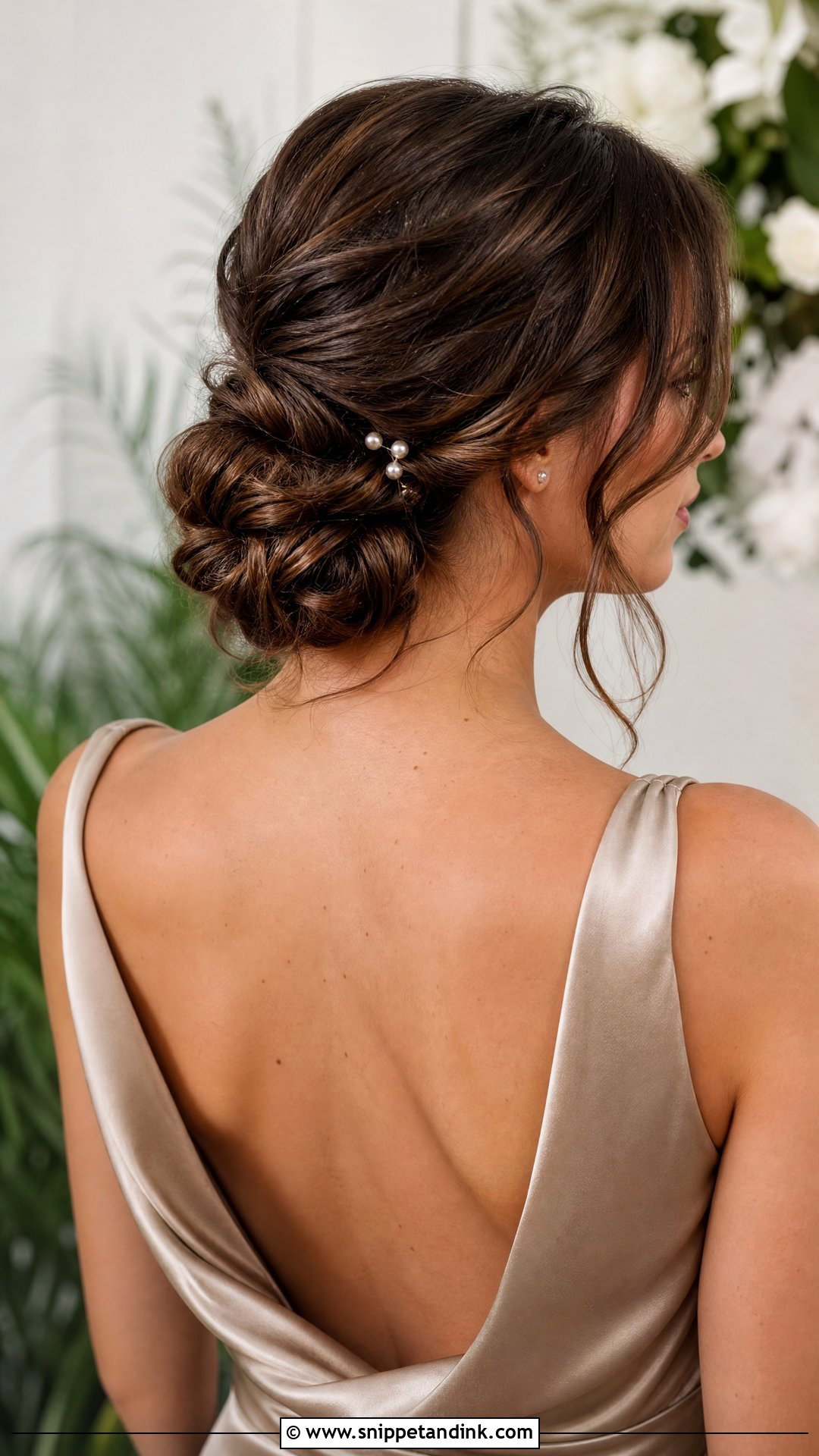 Easy Wedding Low Bun - Snippet and Ink - 15 Cute Easy Wedding Hairstyles