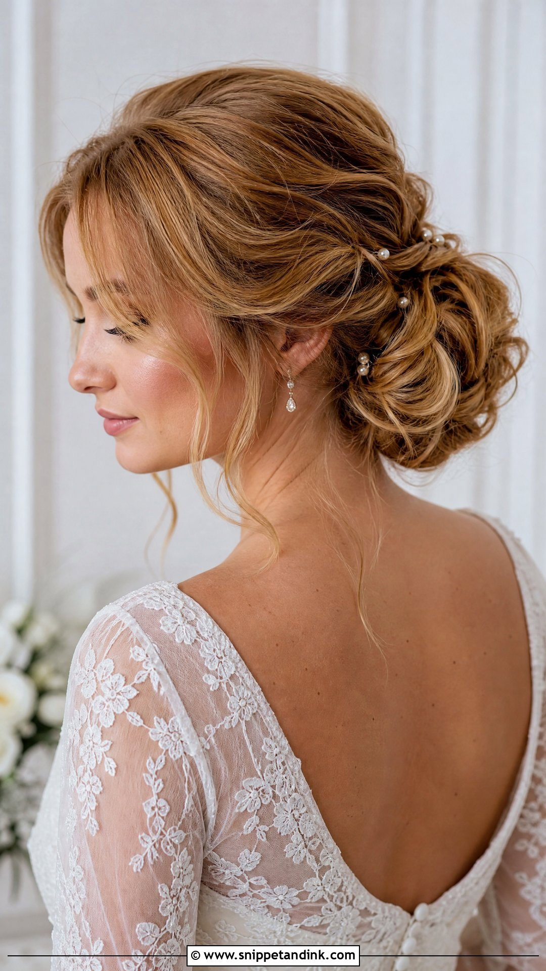 Easy Wedding Messy Bun - Snippet and Ink - 15 Easy Wedding Hair Styles