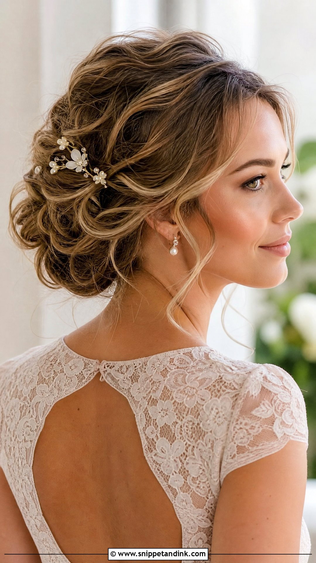 Easy Wedding Messy Bun - Snippet and Ink - 15 Cute Easy Wedding Hairstyles