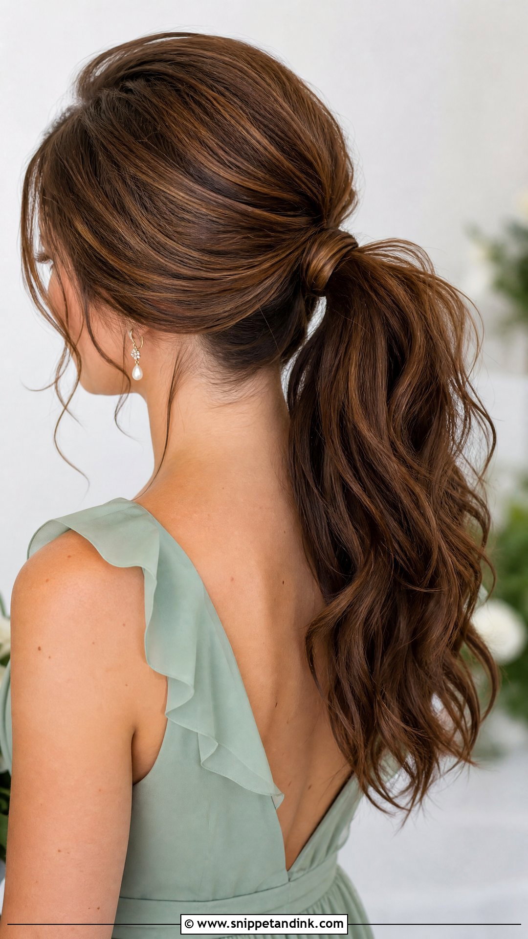 Easy Wedding Ponytail - Snippet and Ink - 15 Cute Easy Wedding Hairstyles