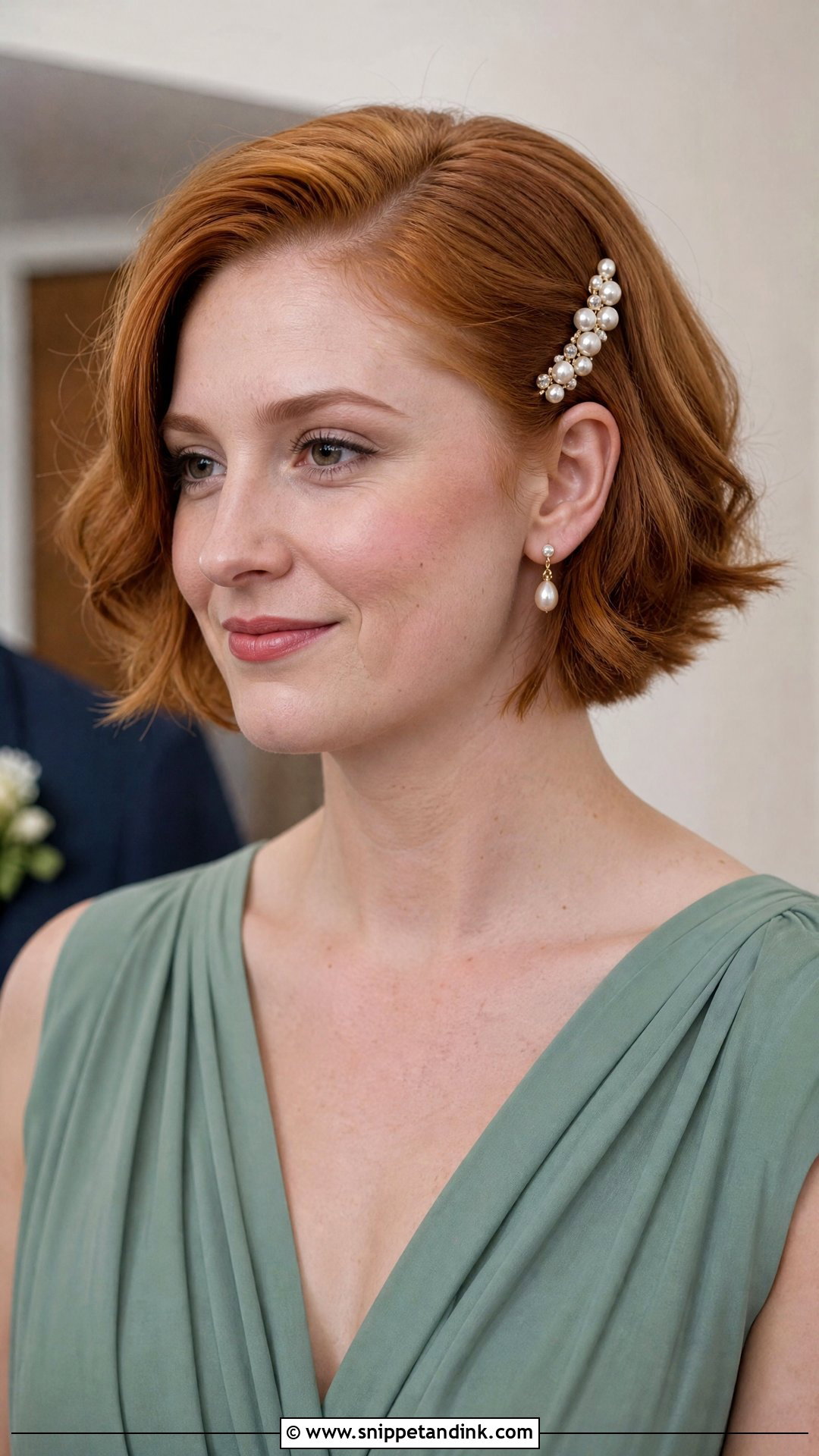 Easy Wedding Short Hair - Snippet and Ink - 15 Cute Easy Wedding Hairstyles